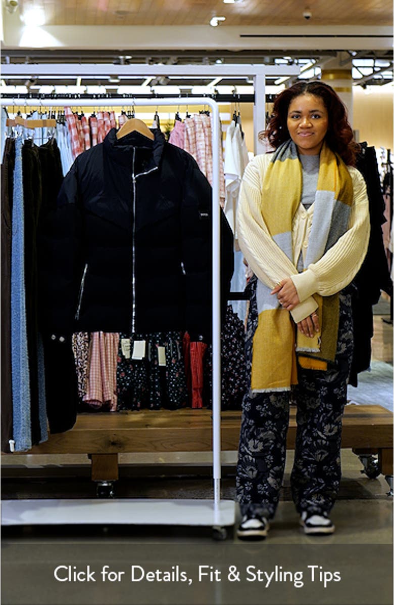 Clanello 1 Mixed Media Puffer Jacket, sales video thumbnail