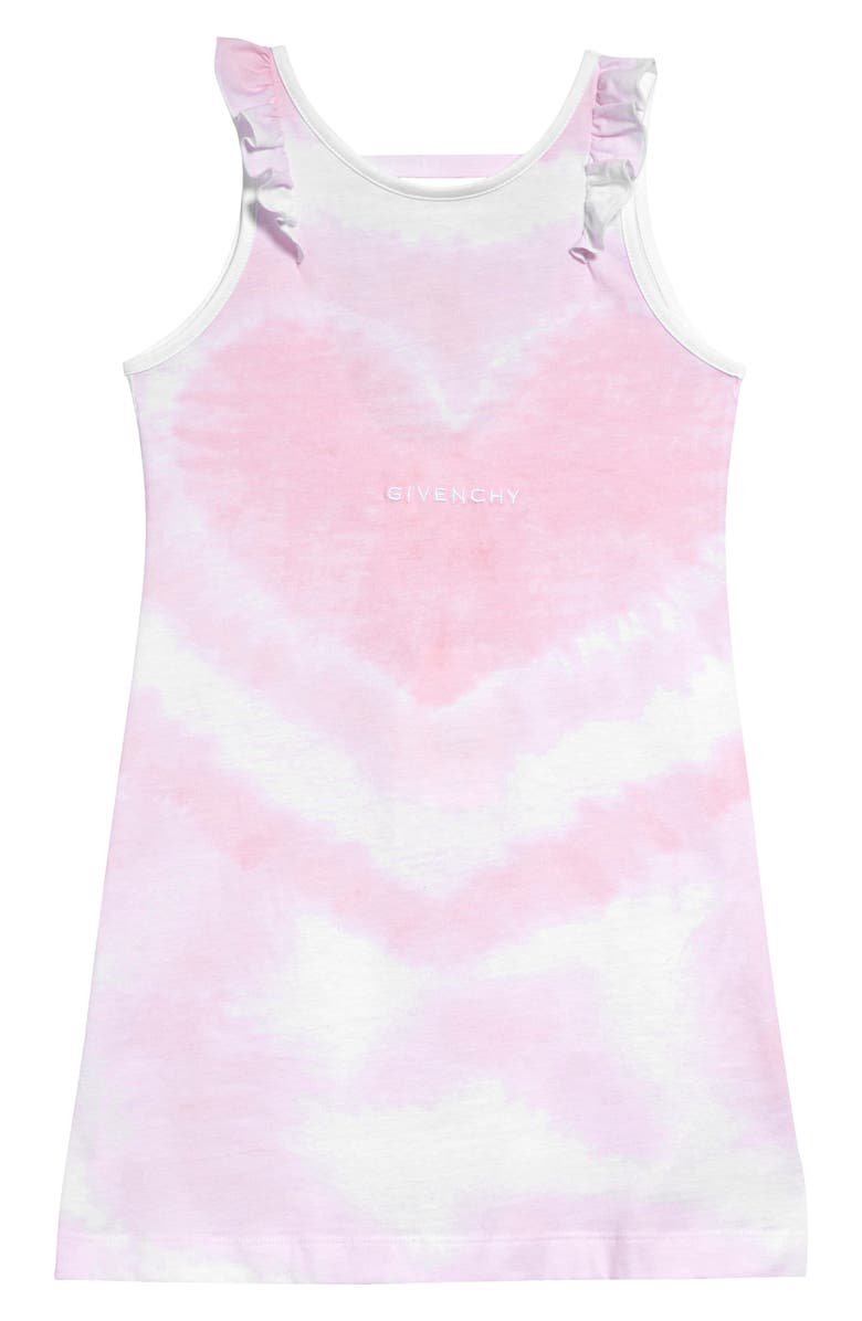 GIVENCHY KIDS Kids' Tie Dye Cotton Dress, Main, color, 