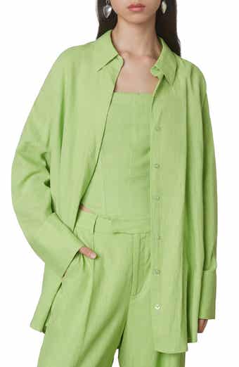 Nia Tony Oversize Long Sleeve Button-Up Shirt