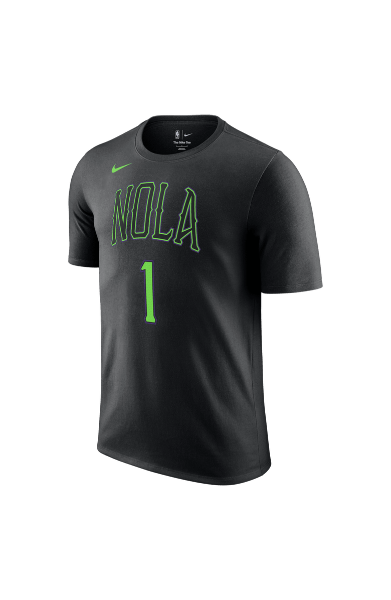 Nike Unisex Nike Zion Williamson Black New Orleans Pelicans 2025/26 City Edition Name & Number T-Shirt, Alternate, color, Black