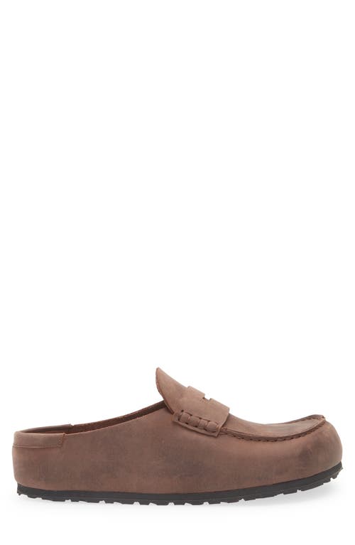 Birkenstock Naples Loafer Clog In Brown