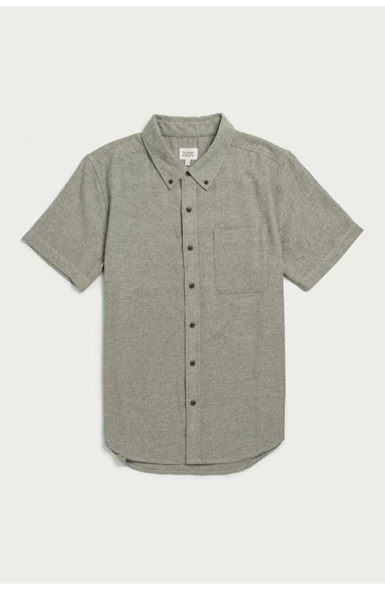 Bridge & Burn Bryce Shirt, Main, color, Olive Twill