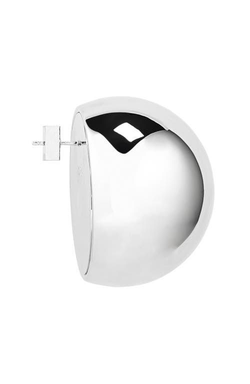 Jacquemus The Salon Circle Stud Earrings In Silver 980