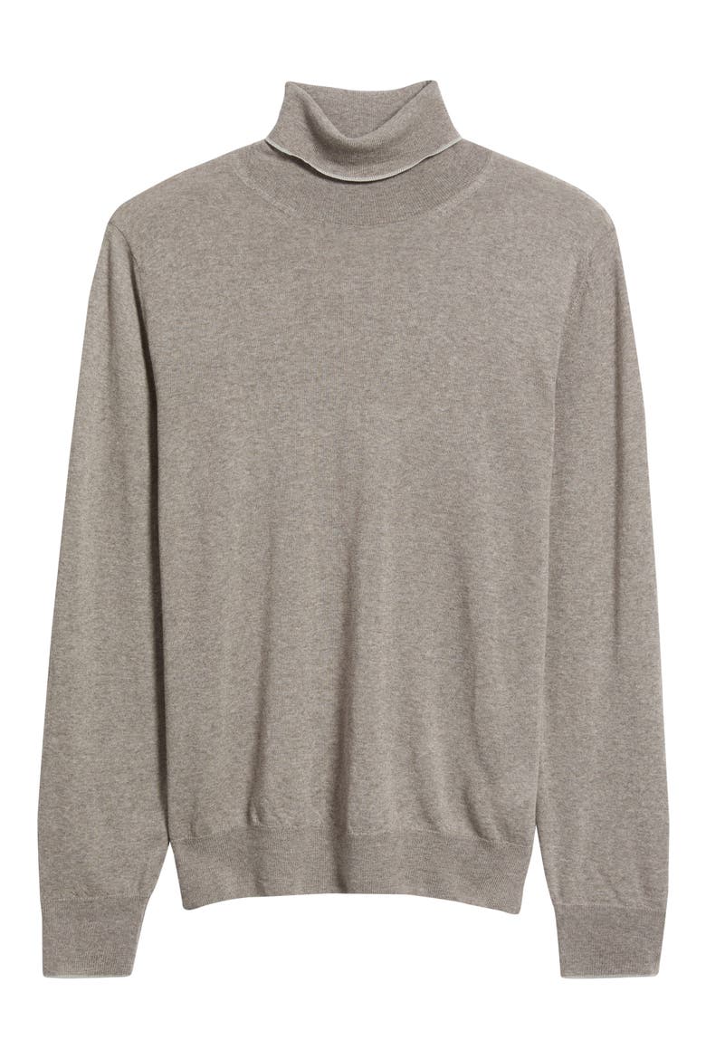 Turtleneck Wool Sweater, Alternate, color, BEIGE