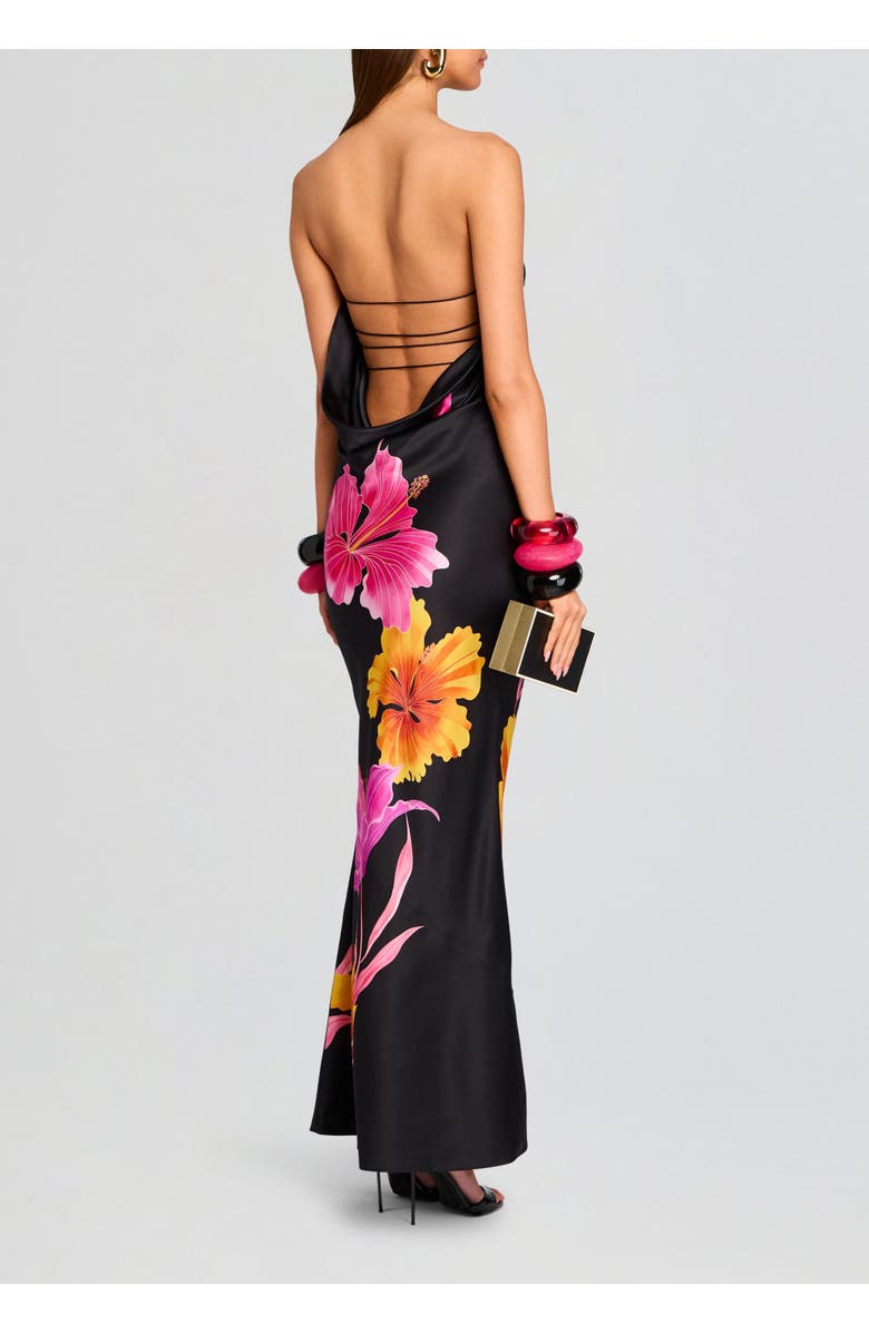 Retrofête Keaton Silk Dress, Alternate, color, 