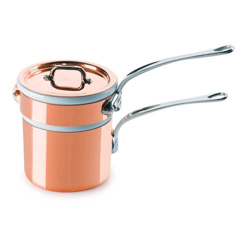 M'Heritage M'150s 0.9 qt. Bain Marie Cast Stainless Handle