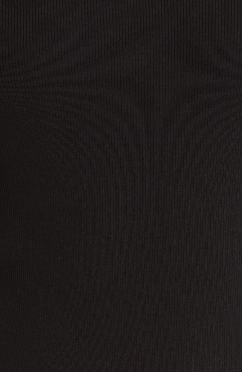 AG Marilyn Double V-Neck Rib T-Shirt, Alternate, color, 