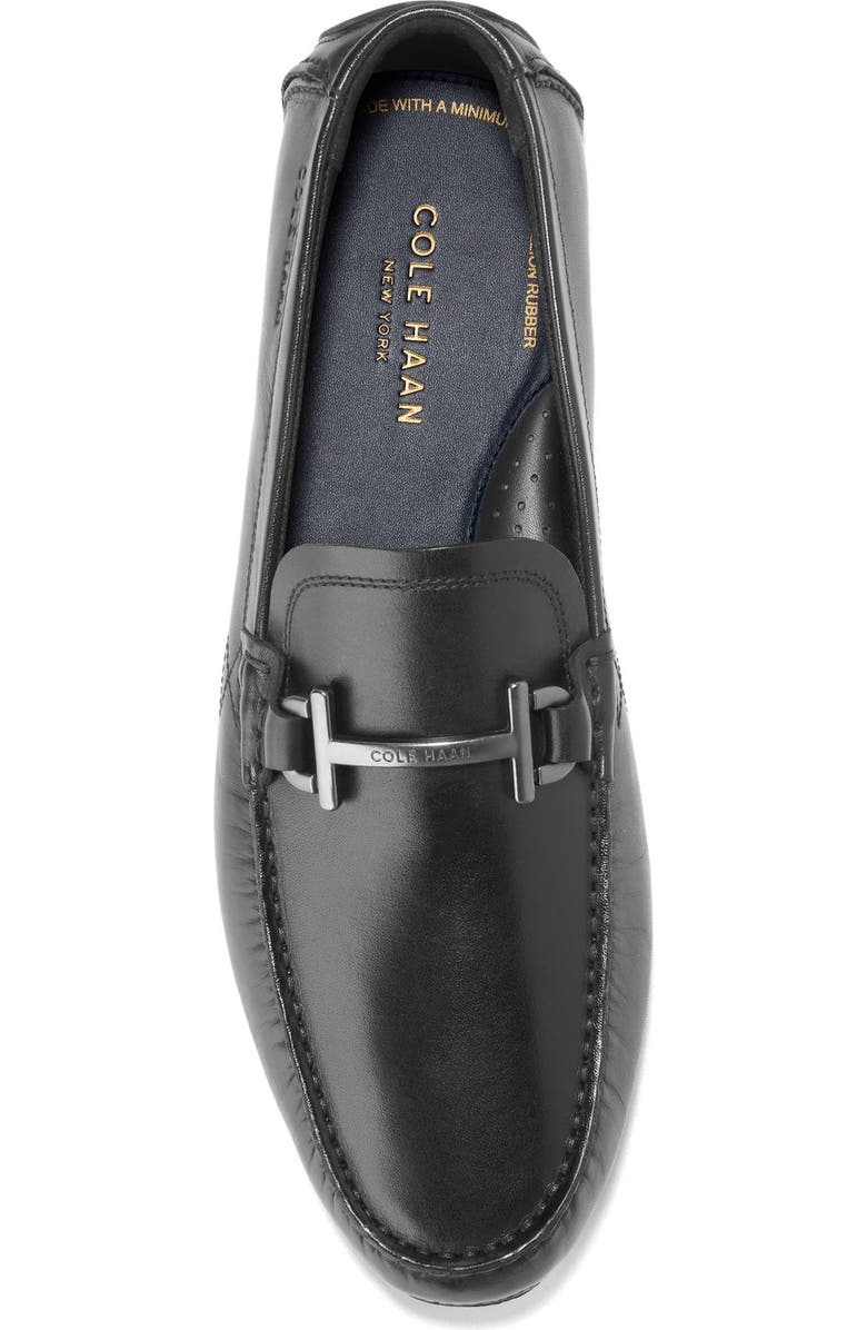 Cole Haan Donohue Grand Bit Driving Shoe, Alternate, color, Black / Black