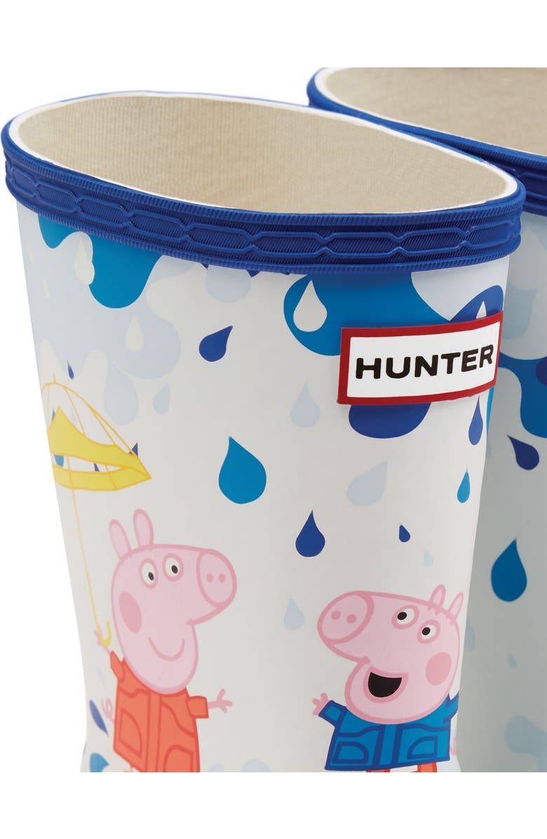 Hunter x Peppa Pig Muddy Puddles Rain Boot, Alternate, color,
