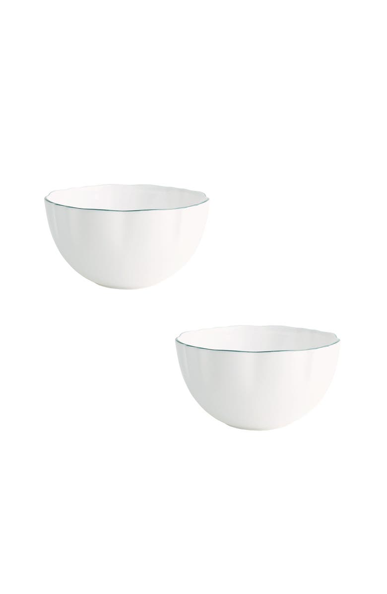 Twig New York Amelie Set of 2 Fruit, Nut & Rice Bowls, Main, color, Forest Green