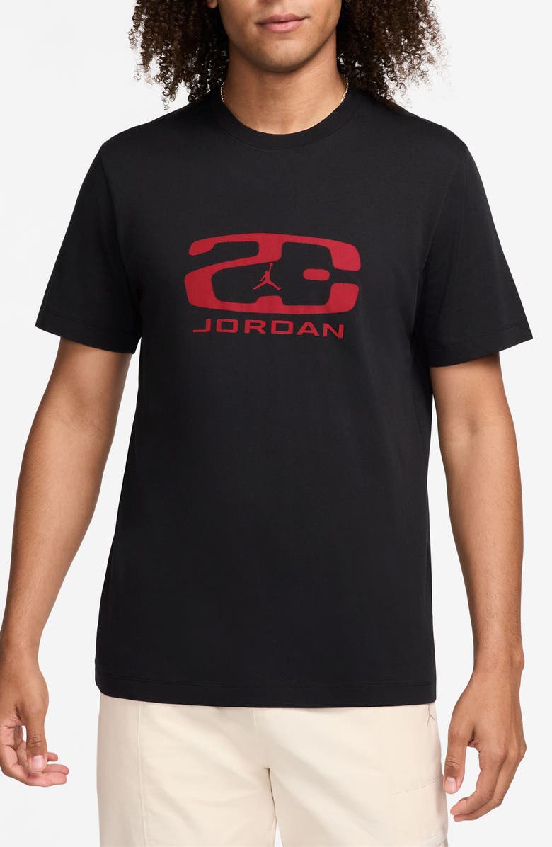 Jordan Essentials Logo Cotton Graphic T-Shirt, Main, color, 