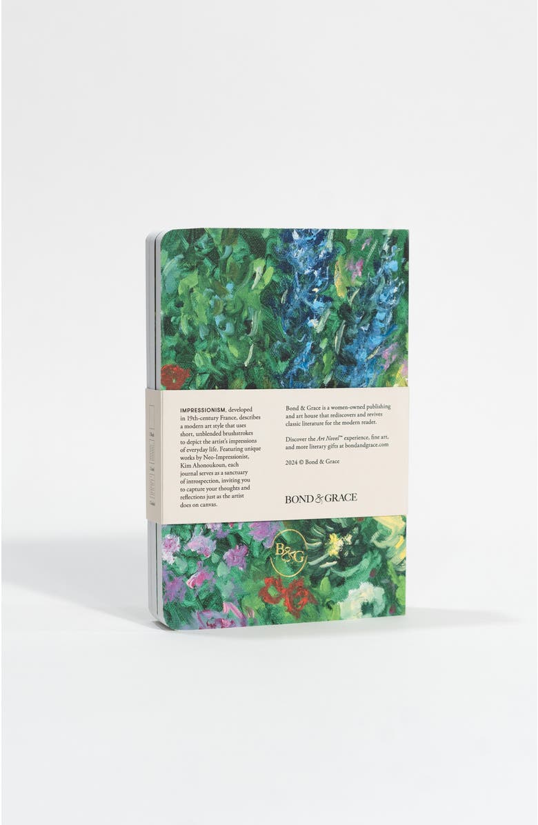 Bond & Grace Set of Three Pocket Journals - Impressions of The Secret Garden, Alternate, color, Green