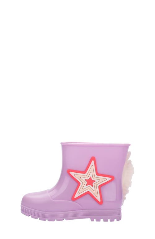 Mini Melissa Welly Wonderland Boot In Purple