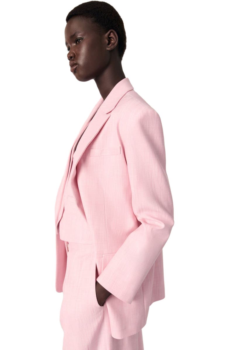 maje Suit vest, Alternate, color,