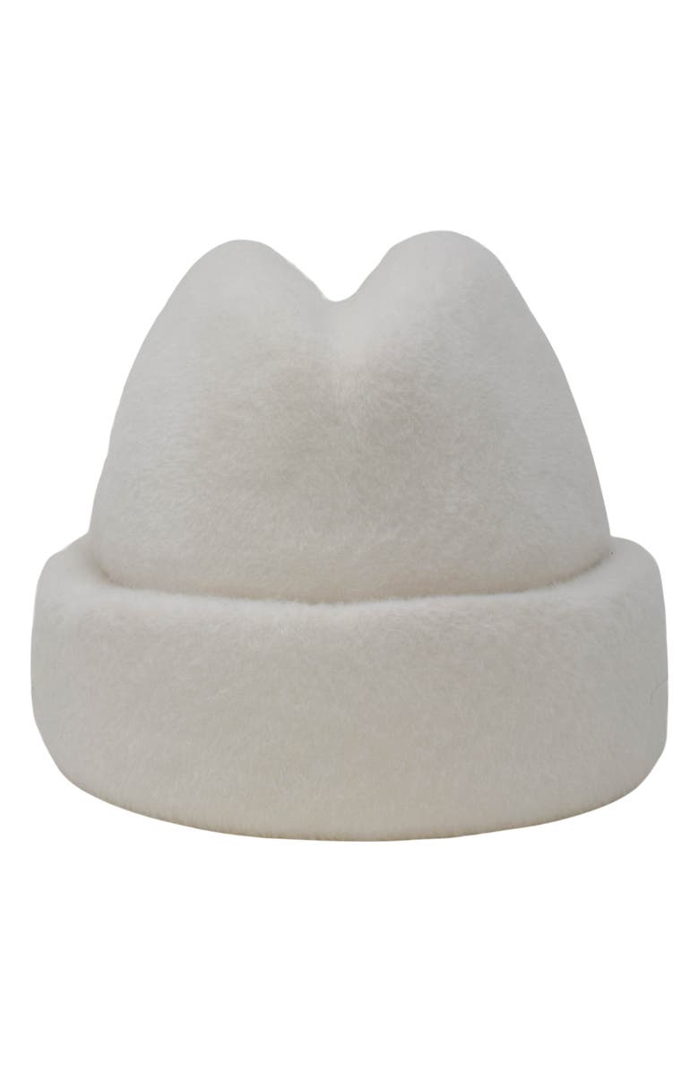 Gigi Burris Millinery Sharina Wool Felt Hat, Main, color, Bone