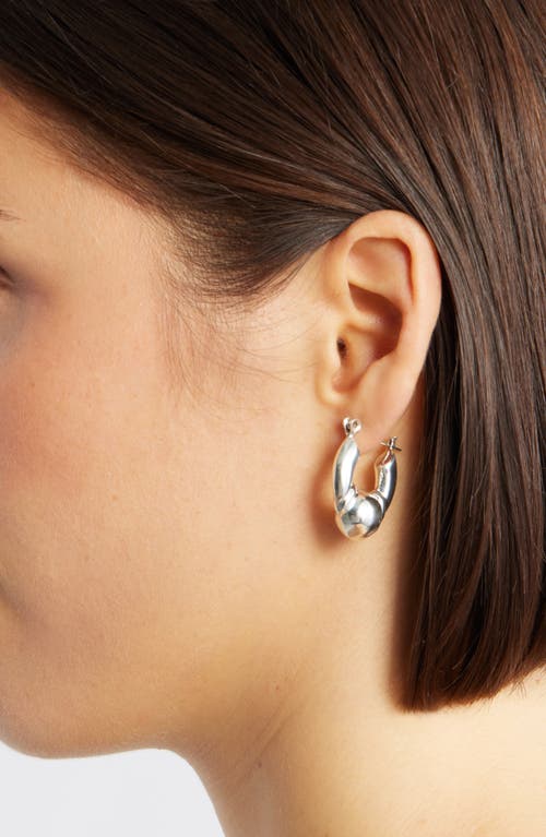 Child Of Wild Sairee Hoop Earrings In Metallic