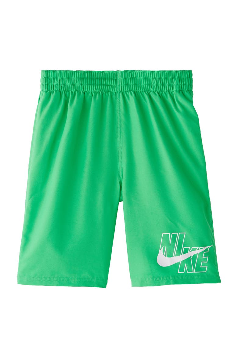 Logo Volley Shorts, Main, color, GREEN SPARK