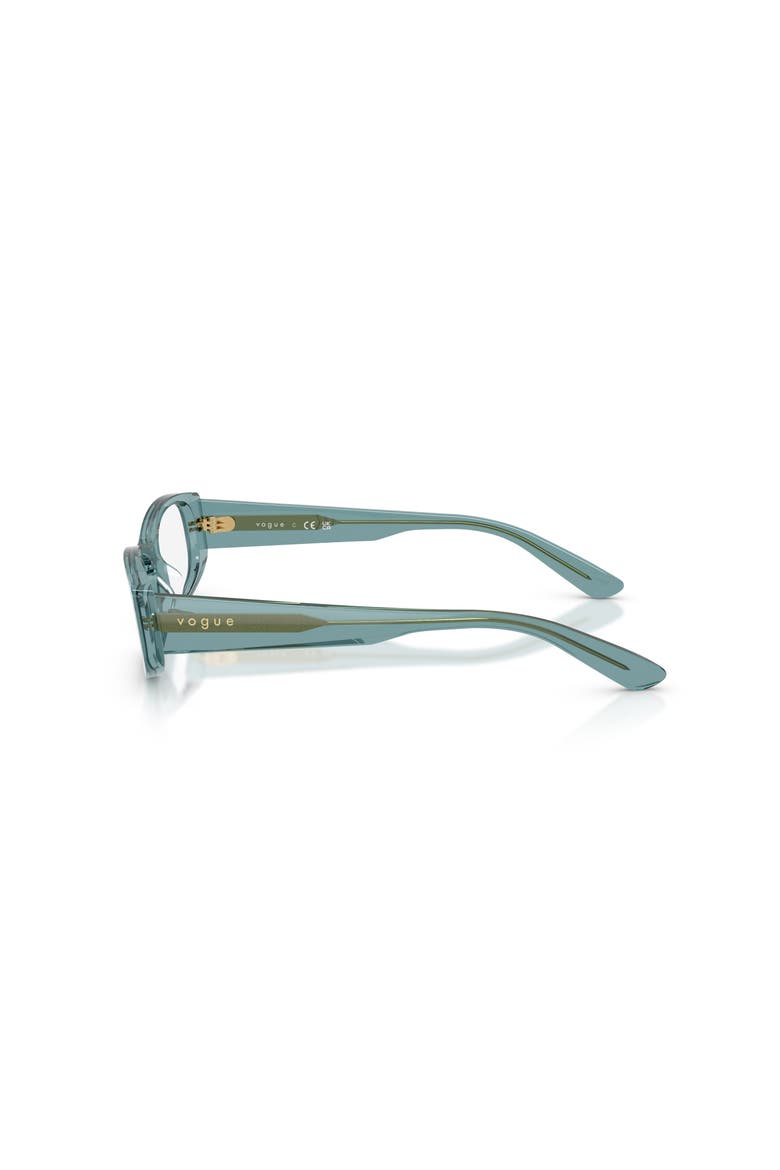 53mm Rectangle optical glasses, Alternate, color, Blue
