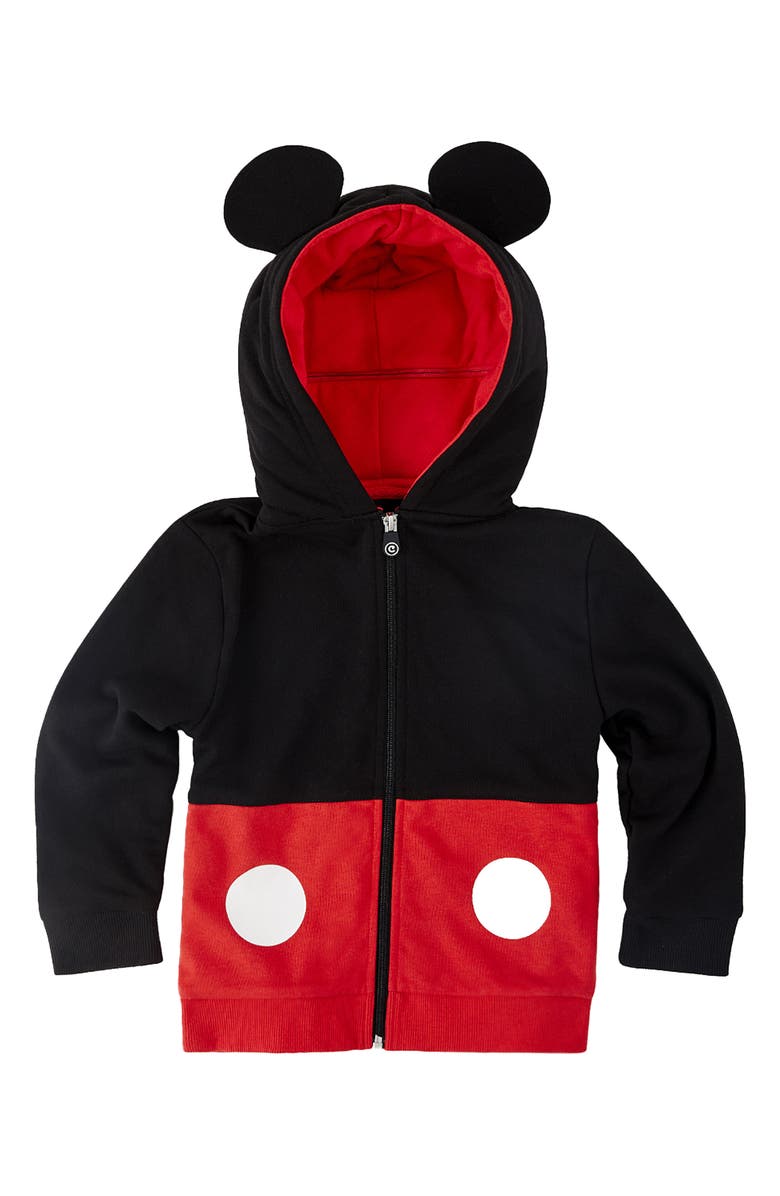 Cubcoats Mickey Mouse<sup>®</sup> 2-in-1 Stuffed Animal Hoodie, Alternate, color,