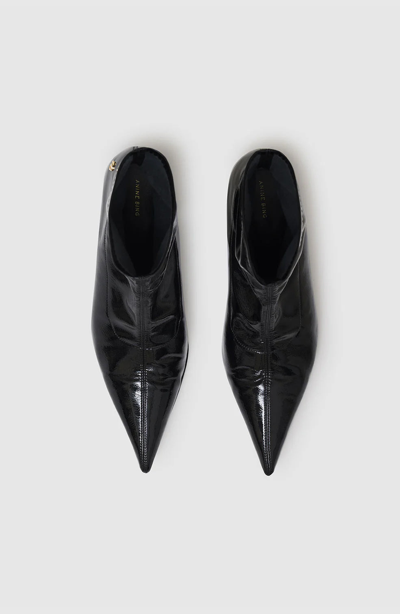 ANINE BING Hilda Boots, Alternate, color, High-Shine Black
