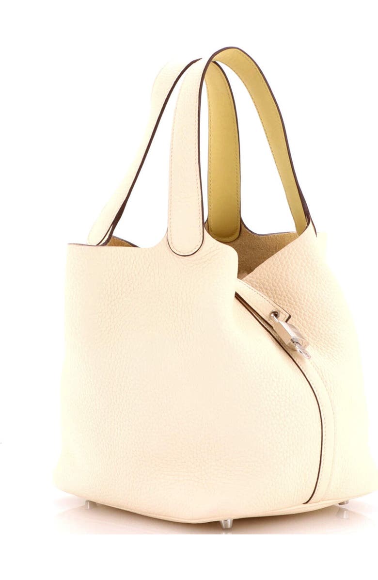 Pre-Owned Hermes Picotin Lock Bag Clemence MM, Alternate, color, Nata