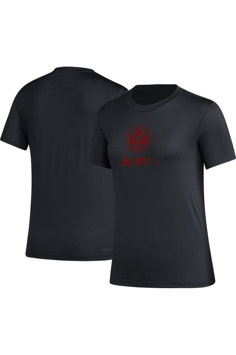 Women's adidas Black Atlanta United FC AEROREADY Club Icon T-Shirt, Main, color, Black