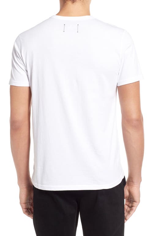 Reigning Champ Lightweight Jersey T-shirt In White
