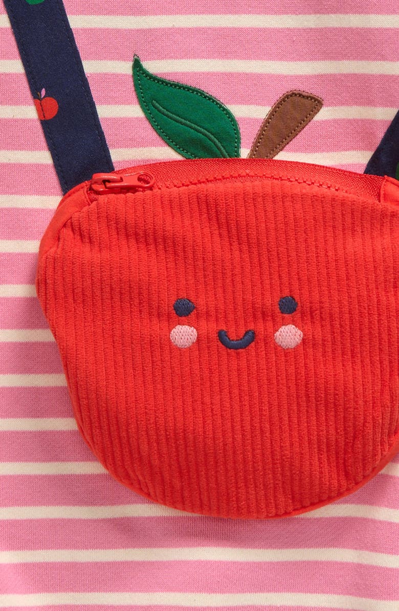 Mini Boden Kids' Appliqué Pocket Long Sleeve Tunic, Alternate, color, 