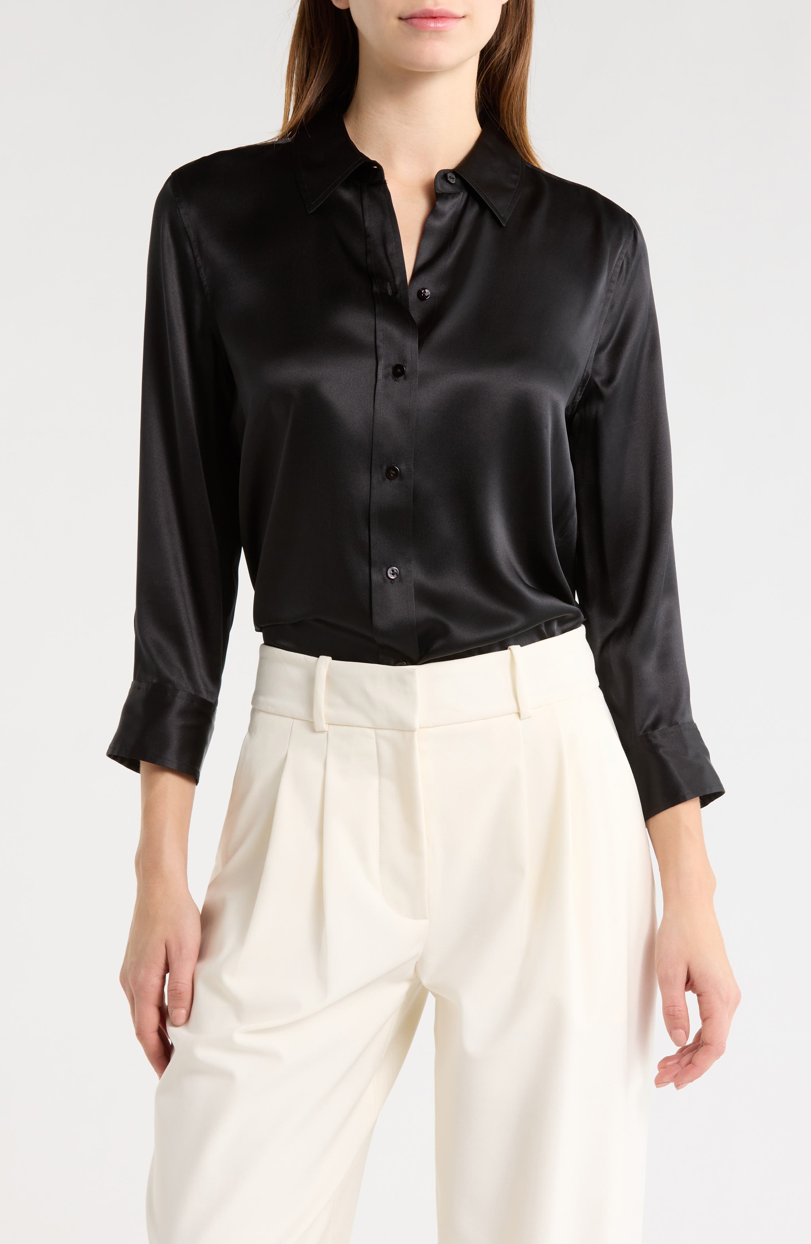 Dani Silk Charmeuse Blouse
