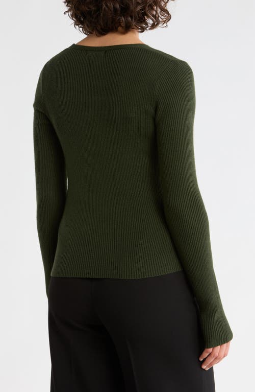 Max Studio V-neck Cardigan V-neck Cardigan In Green