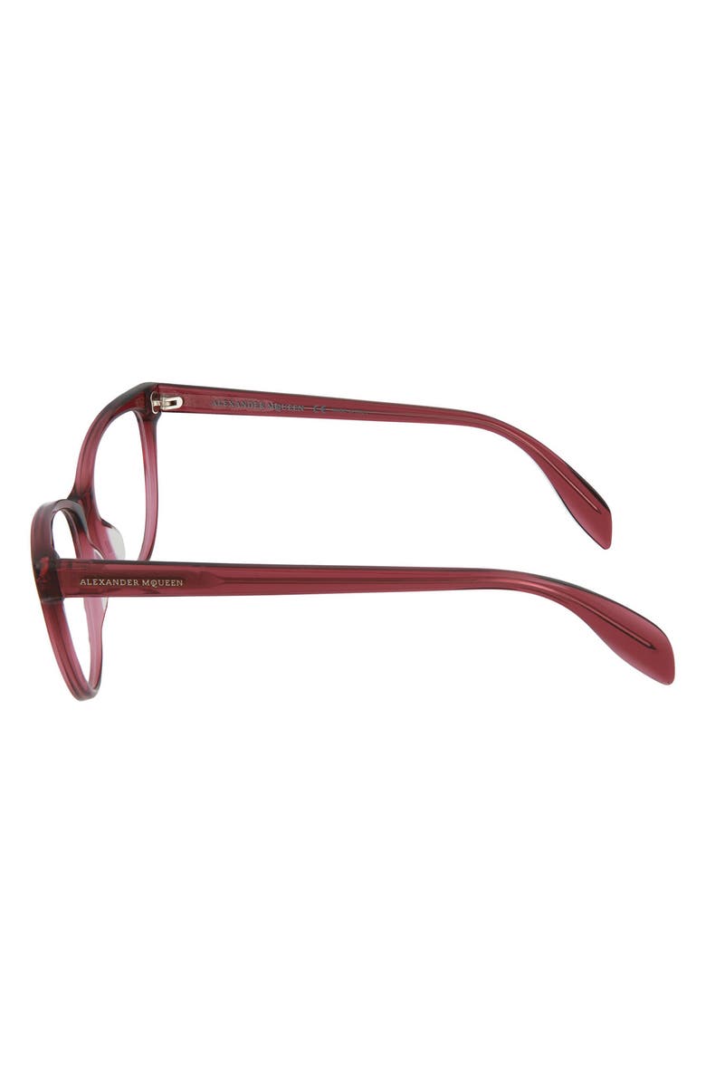 McQueen Alexander McQueen 53mm Cat Eye Optical Frames, Alternate, color,