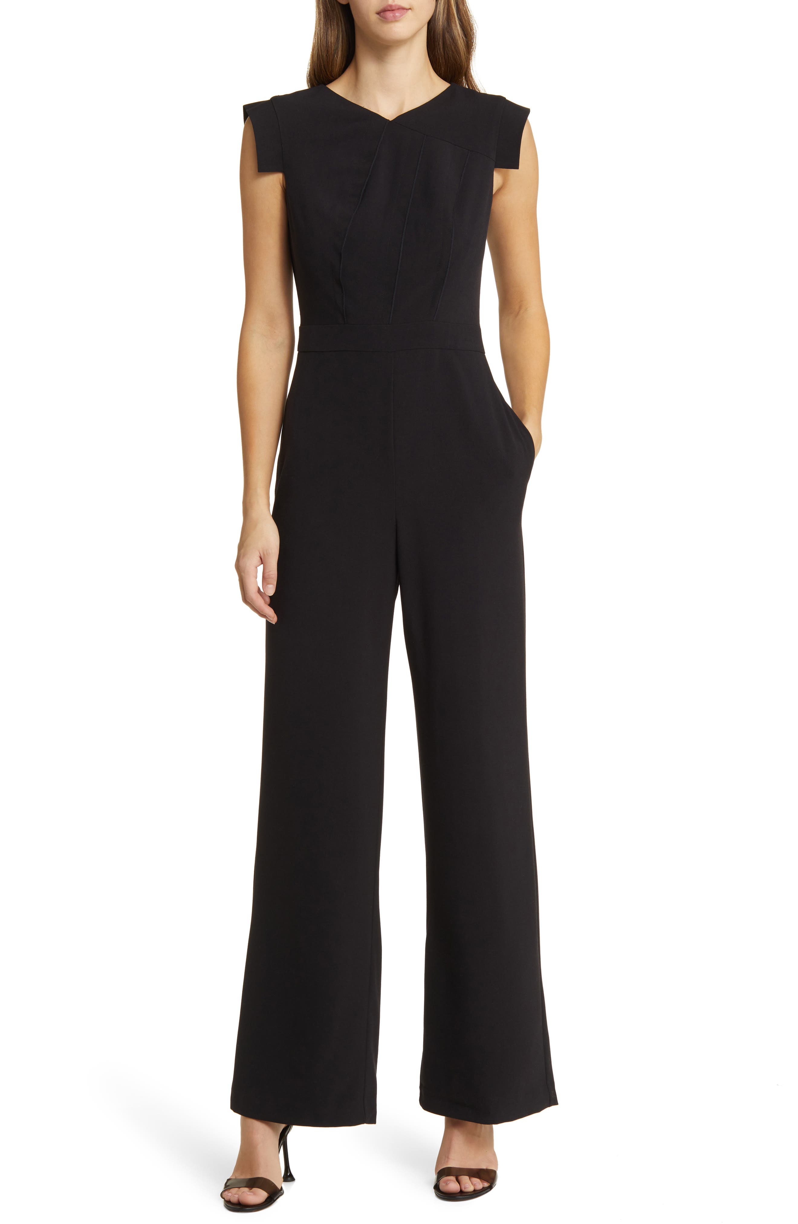 Cap Sleeve Jumpsuit