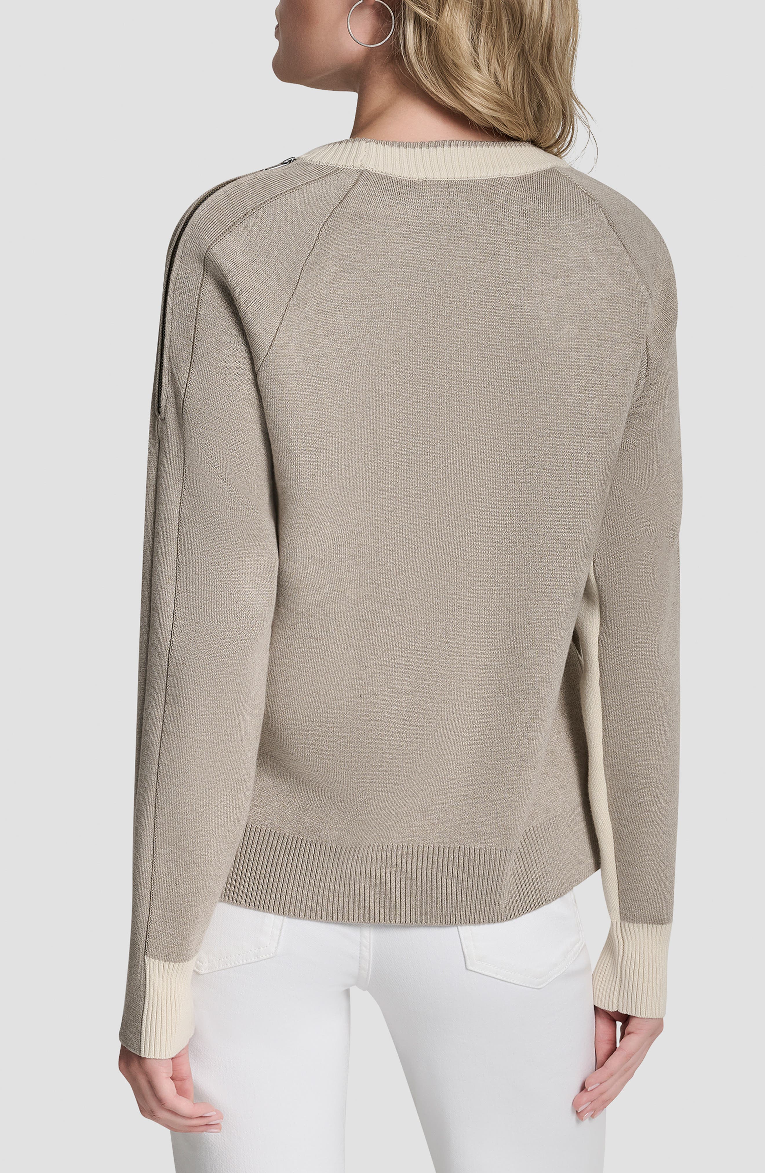 Contrast Crewneck Sweater - image 2