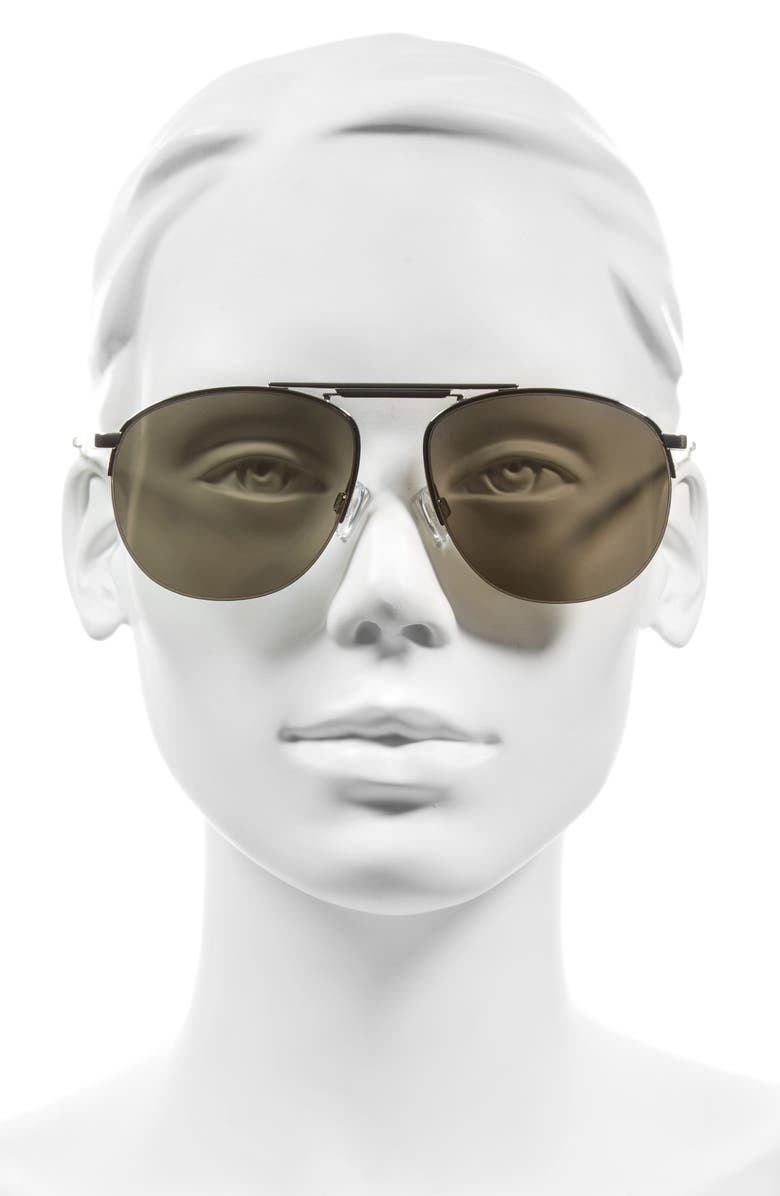 Le Specs Liberation 57mm Aviator Sunglasses, Alternate, color,