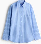 H&M Oversized Poplin Shirt