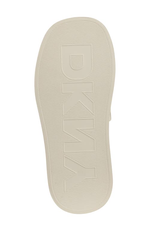 Dkny Orion Mesh Platform Slide Sandal In Neutral
