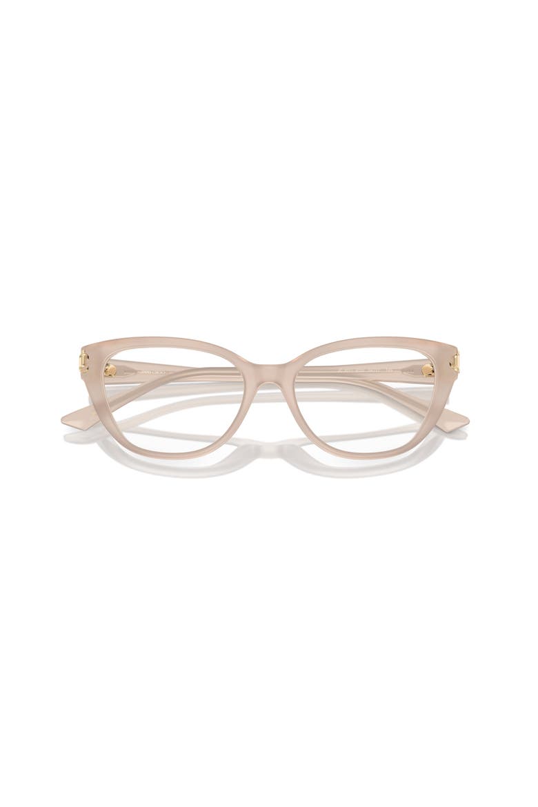 54mm Cat Eye optical glasses, Alternate, color, Beige