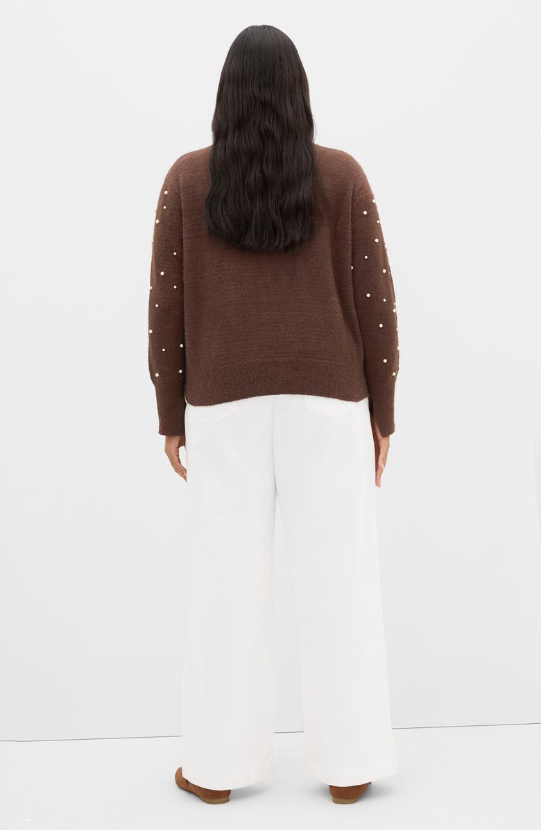 City Chic Pearly Gate Sweater, Alternate, color,