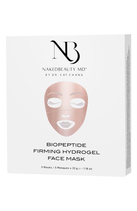 5-Pack Firming Hydrogel Face Masks