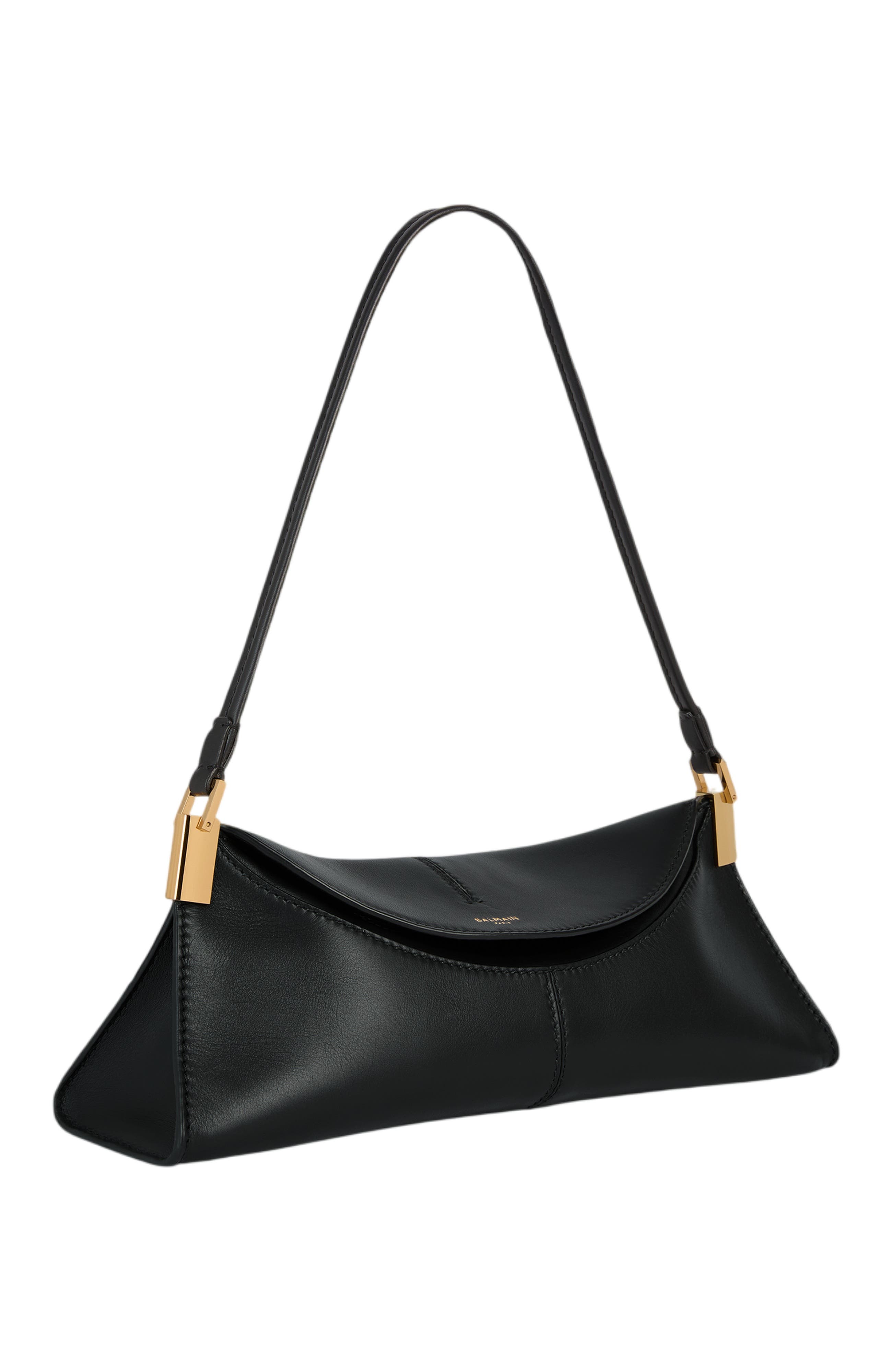 64-83 Small Bag in Smooth Leather, Alternate, color, black