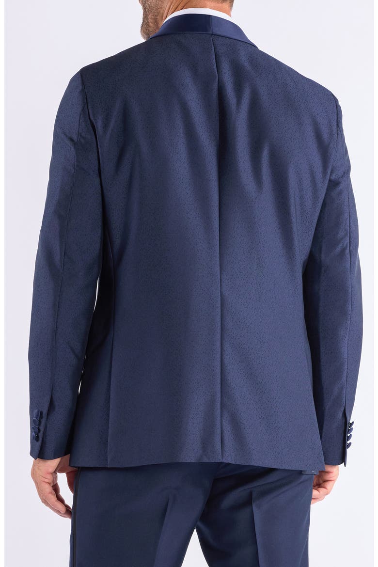 Jacquard Evening Jacket, Alternate, color, NAVY