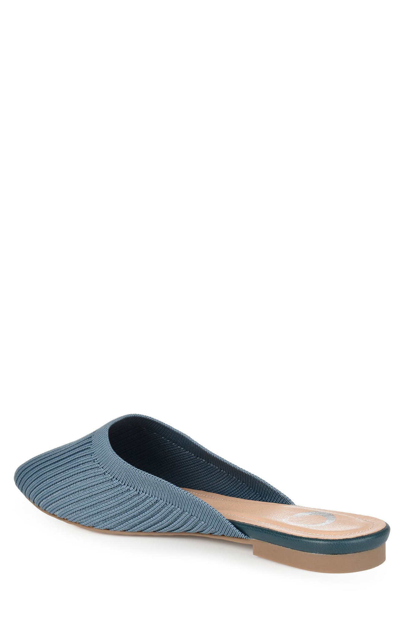 Journee Collection Aniee Knit Mule, Alternate, color, Blue