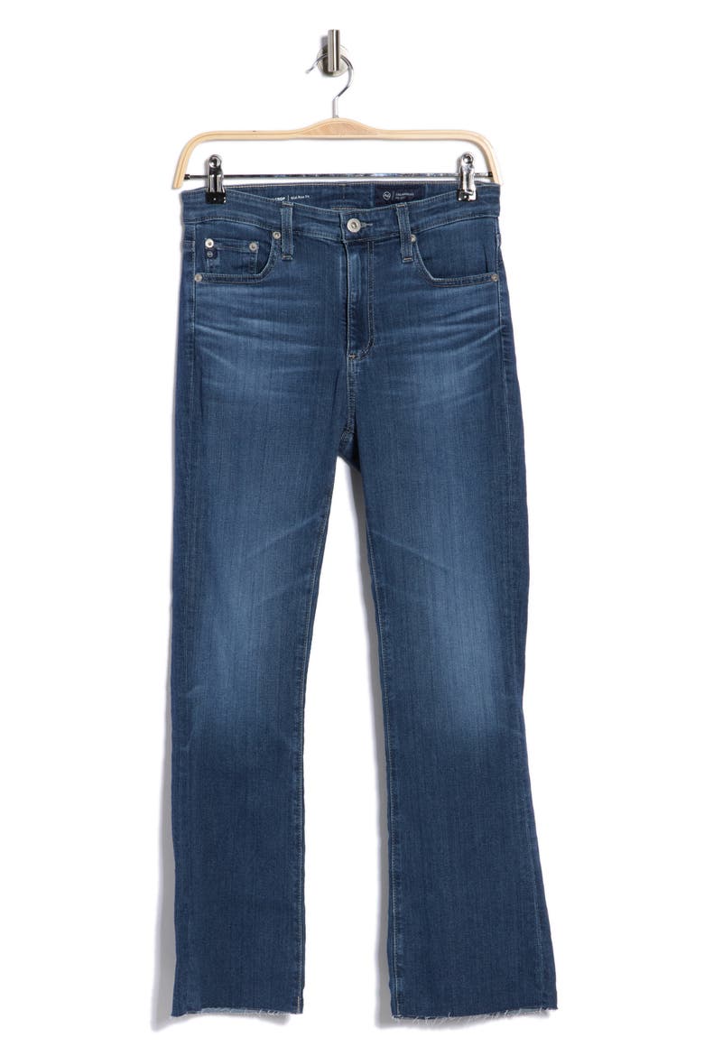 Farrah Mid Rise Crop Bootcut Jeans, Alternate, color, BAY BOUND