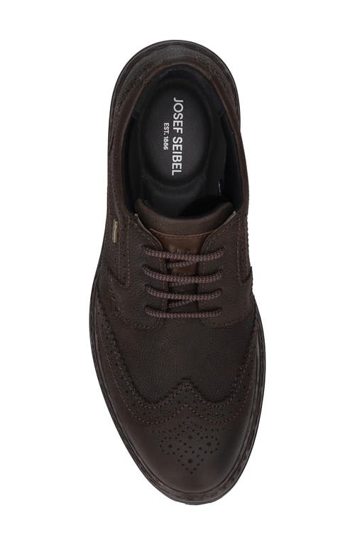 Josef Seibel Erroll Waterproof Wingtip Derby In Brown