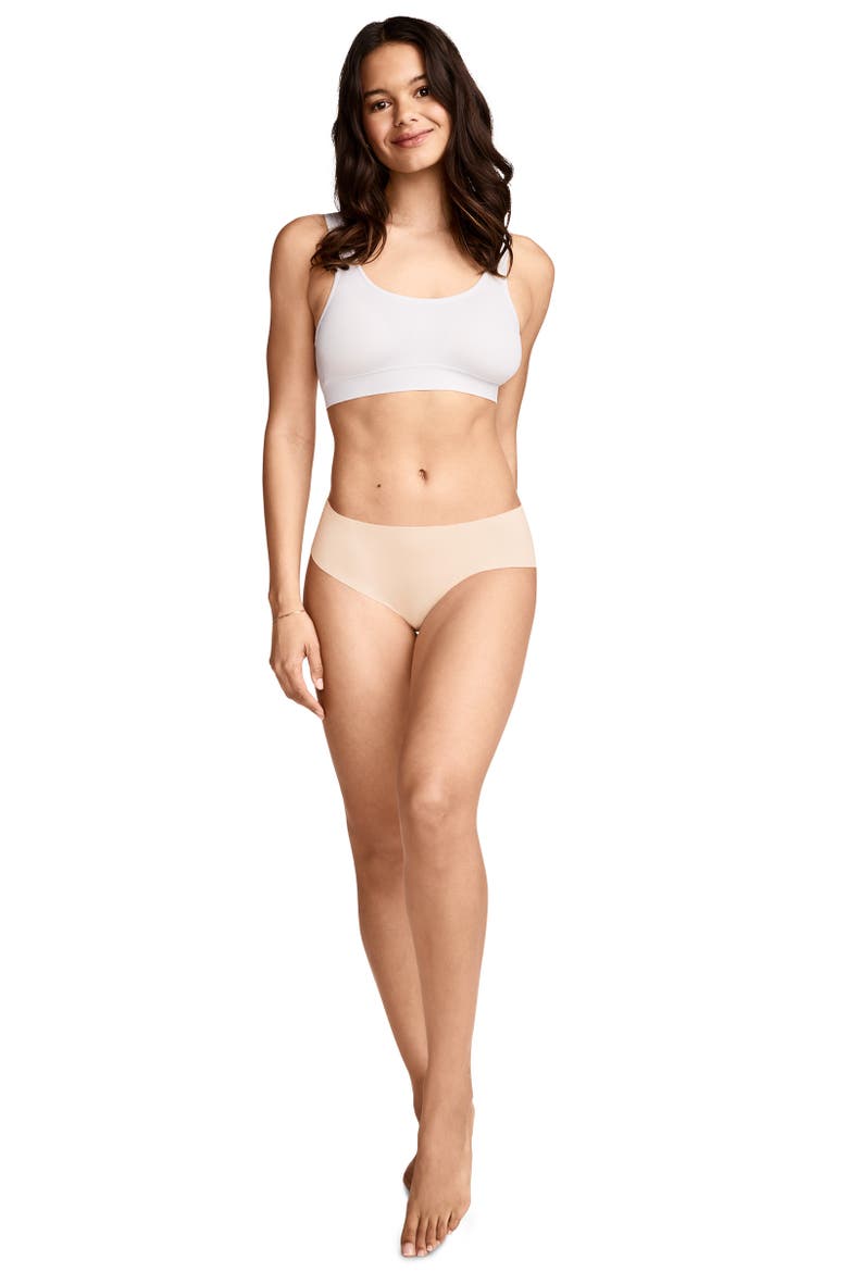 Women's Invisible Edge Cheeky, Alternate, color, Barely Peach