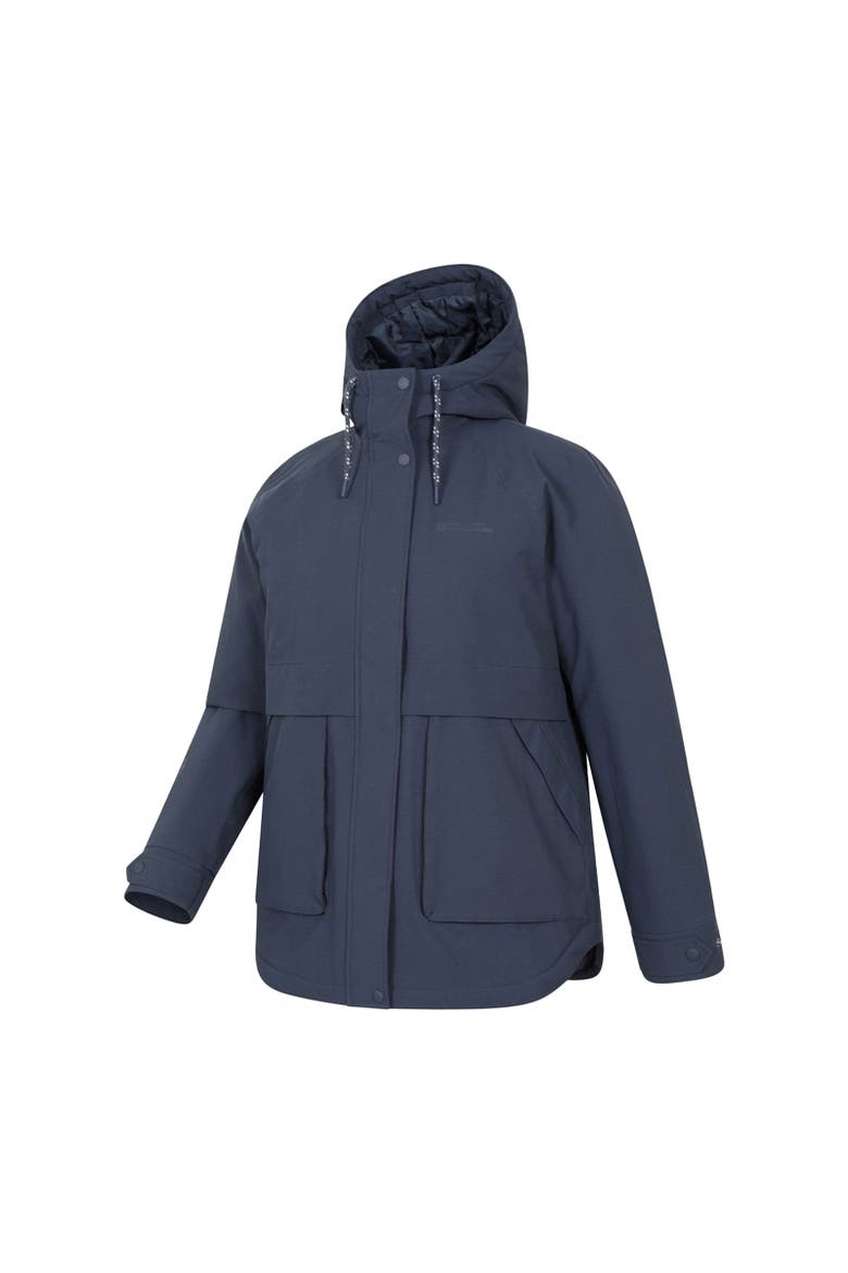 Chestnut Waterproof Padded Jacket, Alternate, color, Navy