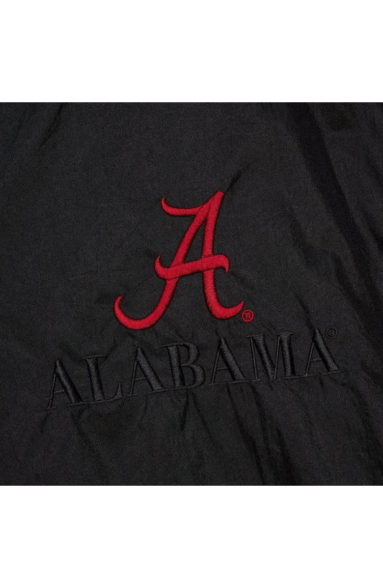 Mitchell & Ness Men's Mitchell & Ness Black Alabama Crimson Tide Team 3.0 Anorak Half-Zip Hoodie, Alternate, color, 