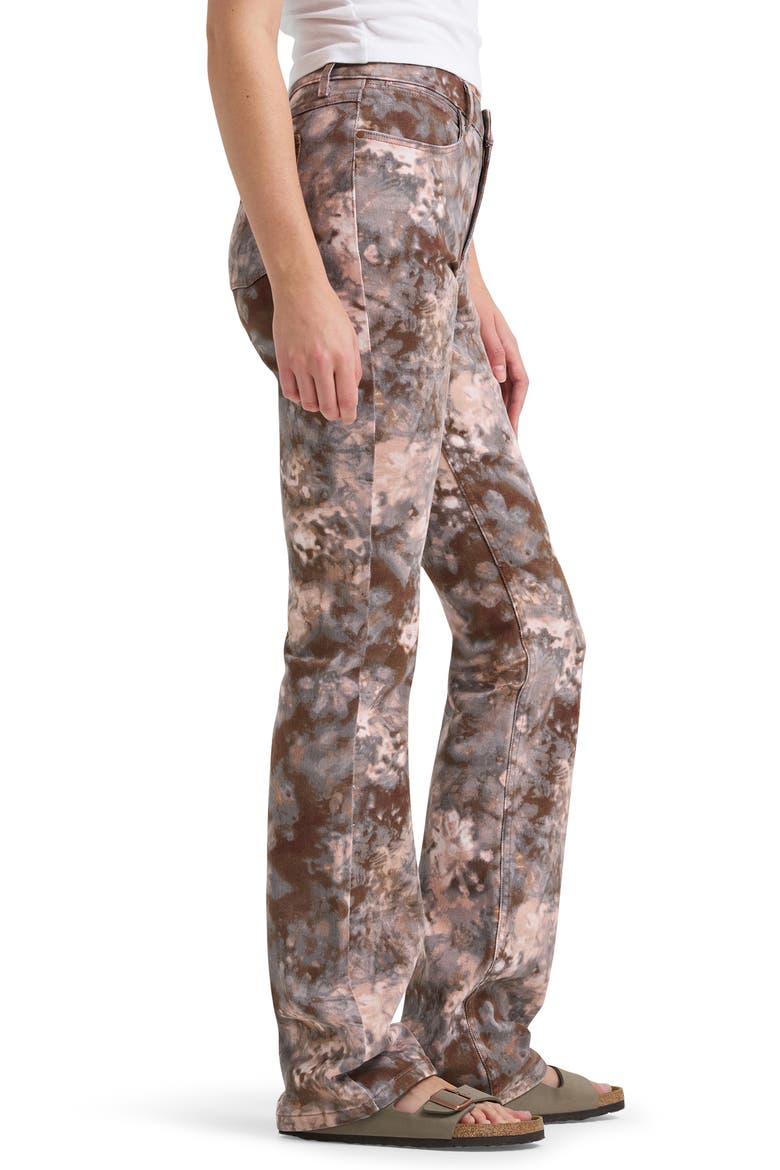 Western High Waist Straight Leg Jeans, Alternate, color, BOTANICAL CAMO
