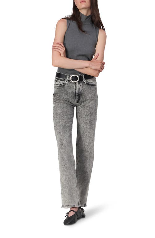 Rag & Bone Harlow Straight Leg Jeans In Brown