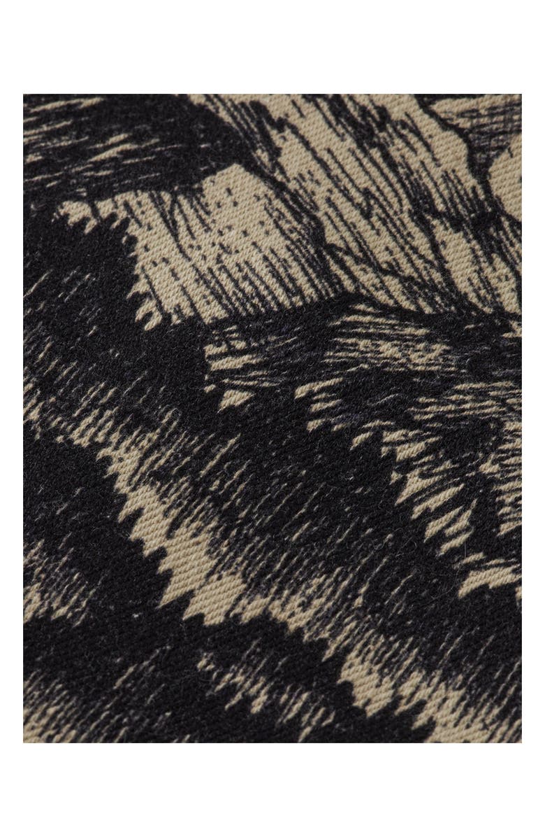 Scotch & Soda Map Graphic Snap-Up Overshirt, Alternate, color, Plaza Taupe